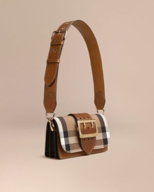 [버버리] 체크 스몰 버클 숄더백 4022458