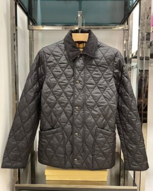 [버버리] 남성용 코듀로이 칼라 퀼팅 자켓