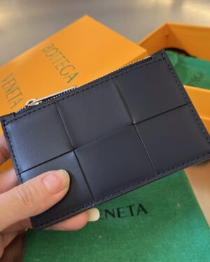 [보테가베네타] 인트레치아토 지퍼 카드 케이스