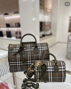 [버버리] 체크 볼링백