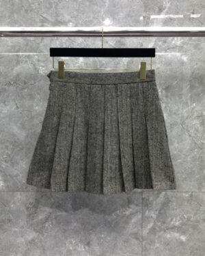 [톰브라운] 여성 울 플리츠 스커트
