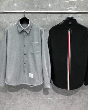 [톰브라운] 울 캐시미어 블렌드 오버셔츠