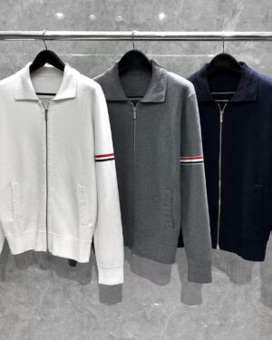 [톰브라운] 밀라노 스티치 양팔 3선 집업 자켓