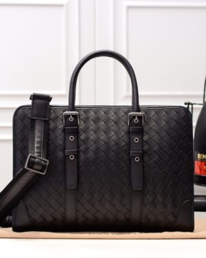 [보테가베네타] 인트레치아토 가죽 비즈니스 서류 가방