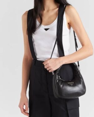 [프라다] 소프트 패딩 나파 가죽 미니백 1BA384