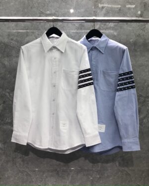 [톰브라운] 고래 아이콘 4선 롱슬리브 셔츠