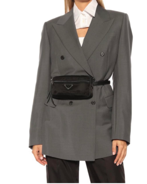 [프라다] 나일론 벨트백 1BL012