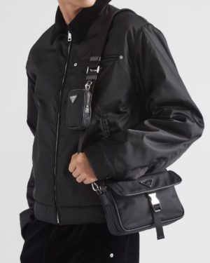 [프라다] 리나일론 및 사피아노 가죽 숄더백 2VH133