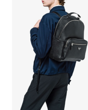 [프라다] 삼각로고 사피아노 가죽 백팩 2VD053
