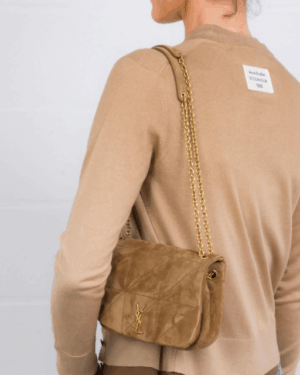 [생로랑] 스웨이드 소재의 제이미 4.3 미니 숄더백 806025