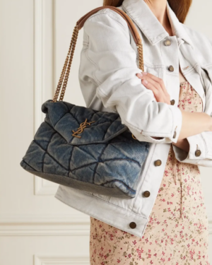 [생로랑] 푸퍼 데님 스몰/미디엄 P00561885