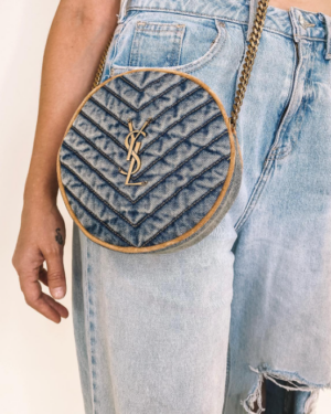 [생로랑] 바이닐 라운드 백