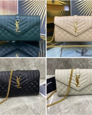 [생로랑] 카산드라 체인 월렛