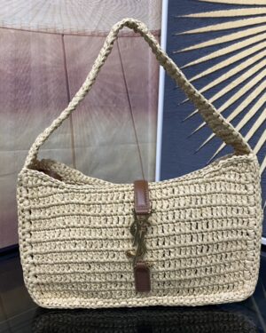 [생로랑] 라피아 소재 le 5 à 7 스몰백