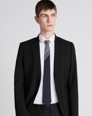 [디올] 스트라이프 디올 오블리크 타이