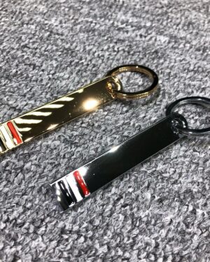 [톰브라운] 멀티컬러 3선 바 키링