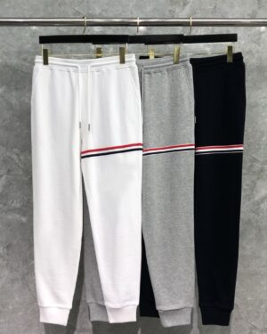 [톰브라운] 멀티컬러 밴드 웨빙 트레이닝 팬츠