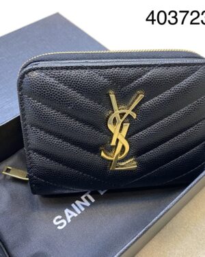 [생로랑] 모노그램 컴팩트 지퍼 어라운드 지갑 668288BOW011000