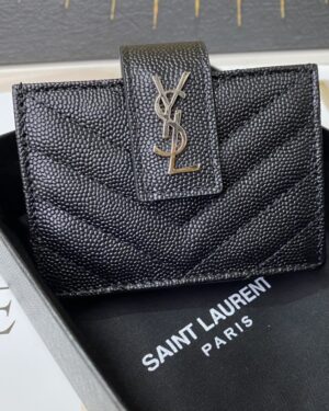 [생로랑] 카드 지갑 607907BOW011000