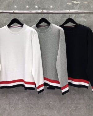 [톰브라운] 와플 라운드넥 맨투맨 티셔츠