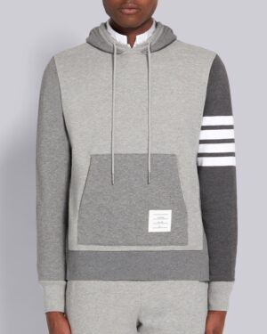 [톰브라운] 4선 펀믹스 저지 후드티