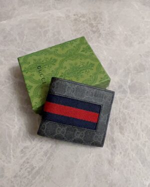 [구찌] 수프림 웹 반지갑