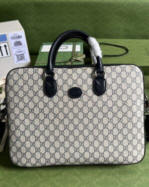 [구찌] 인터로킹 브리프 케이스