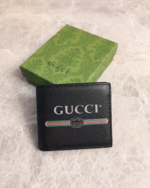 [구찌] 로고 프린트 반지갑