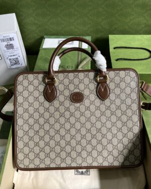 [구찌] 인터로킹 G 브리프케이스