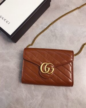 [구찌] GG 마몽 마틀라세 미니백