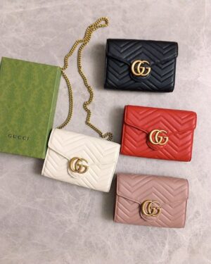 [구찌] GG 마몽 마틀라세 미니 체인백 474575