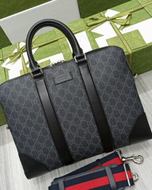 [구찌] GG 수프림 브리프케이스