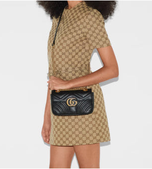 [구찌] GG 마몽 마틀라세 숄더백 446744