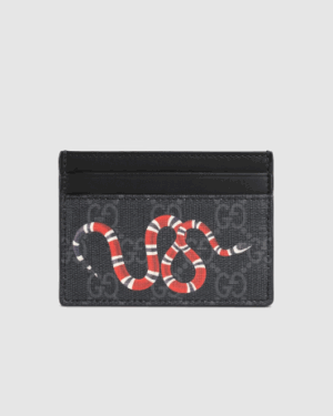 [구찌]  베스트리에 킹스네이크 프린트 카드 케이스 지갑 451277 K541N 1058