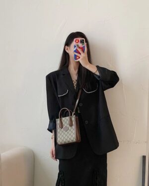 [구찌] 인터로킹 G 미니 토트백 671623 92TCG 8563