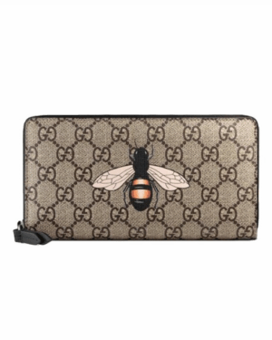 [구찌] 애니멀리에 허니비 지퍼 장지갑 451273