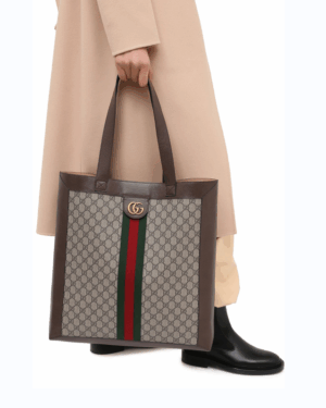 [구찌] 오피디아 GG 수프림 토트백 라지 519335