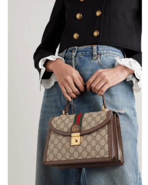 [구찌] 오피디아 웹(WEB) 스몰 탑 핸들백 651055