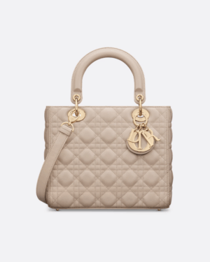 [디올] 레이디 미디엄 백 베이지 M0565ONGE