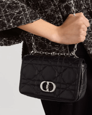 [디올] 소프트 카로 스몰 백 블랙 은장 M9252PHPA