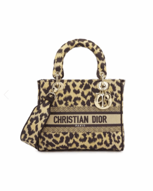 [디올] 레이디 디 라이트 레오파드 미디엄 백 M0565ORHM