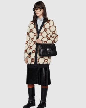 [구찌] GG 마몽 마틀라세 숄더백 미디움 443496