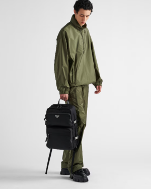 [프라다] 리나일론 및 사피아노 가죽 백팩 2VZ101