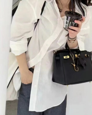 [에르메스] 버킨 25cm-30cm-35cm togo 송아지가죽 CK89 Noir