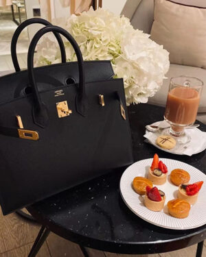 [에르메스] 버킨 25cm-30cm-35cm epsom 송아지가죽  CK89 Noir