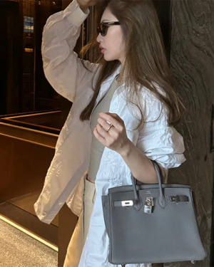 [에르메스] 버킨 25cm-30cm-35cm togo 송아지가죽  63 Vert Amande