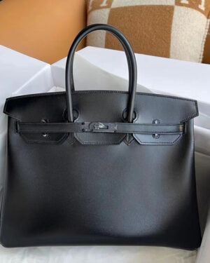 [에르메스] 버킨 25cm-30cm-35cm Box 송아지가죽 Noir black