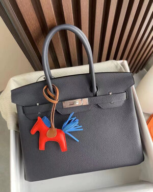 [에르메스] 버킨 25cm-30cm-35cm togo 송아지가죽 핸드백 2Z Bieu Nult