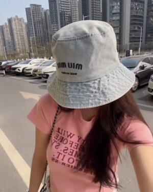 [미우미우] 데님 버킷햇