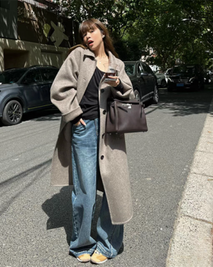 [에르메스] Kelly 켈리 32cm(25-28cm 주문 가능) 46 Ebene togo 송아지가죽 핸드백